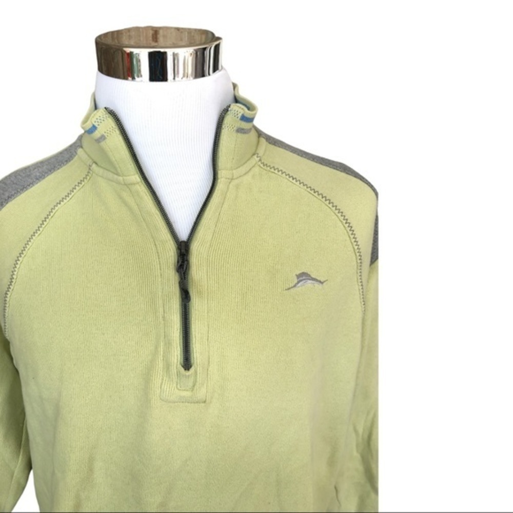 TOMMY BAHAMA HALF ZIP PULLOVER - Picture 4 of 11
